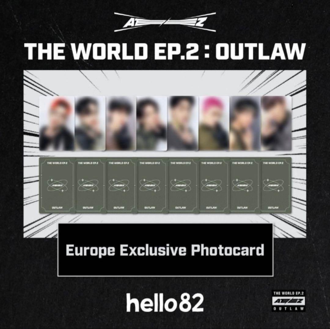 ATEEZ outlaw digipack hello82 サン