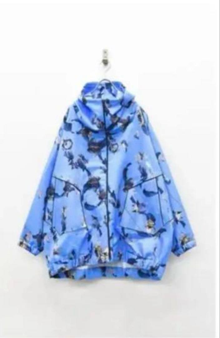 Balmung ハイネックビッグパーカー 青