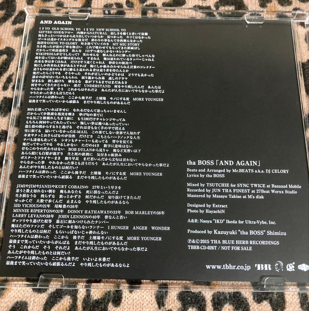THA BLUE HERB「20YEARS,PASSION&RAIN」