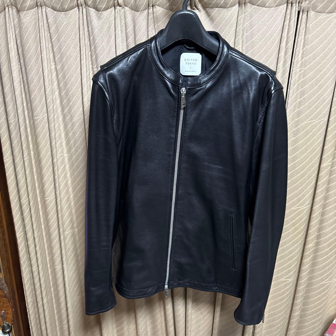 UNITED TOKYO シングルライダース サイズ　3 美品