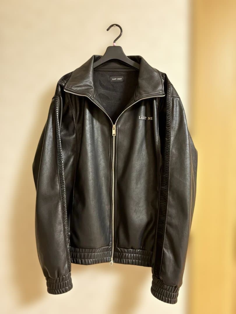 LAST NEST ブラックレザージャケット　希少　XL