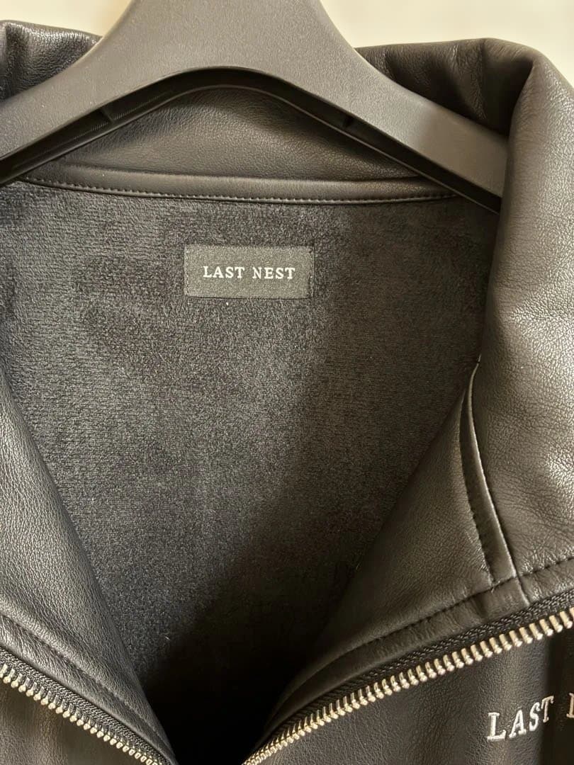 LAST NEST ブラックレザージャケット　希少　XL