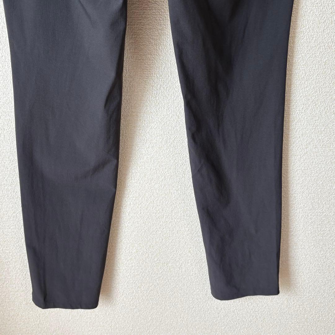 【美品】DESCENTE GOLF シャドーストライプピケロングパンツM