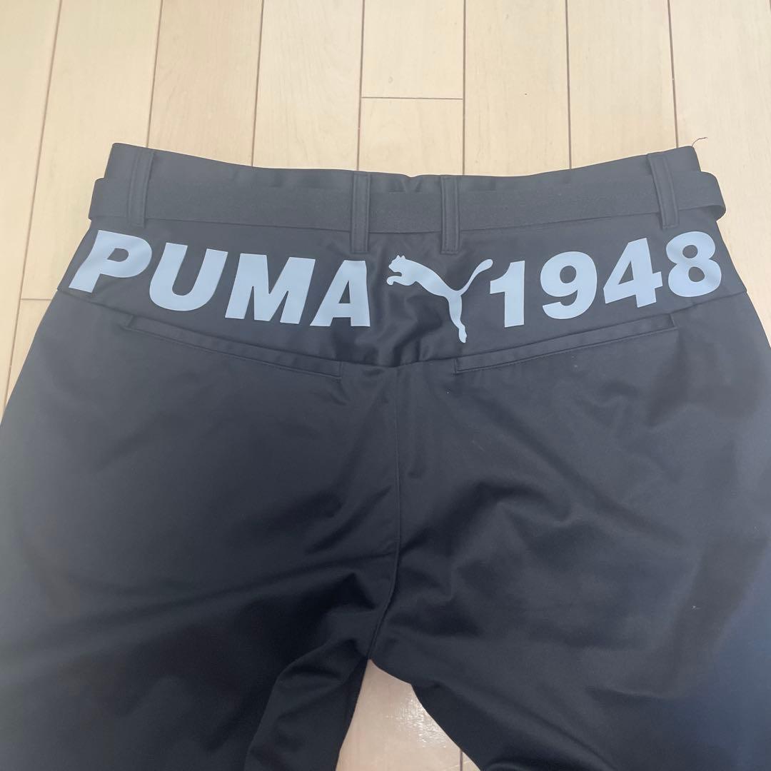 【明日までお値引き、試着のみ】PUMA ジョガーパンツ L 黒　ベルト付