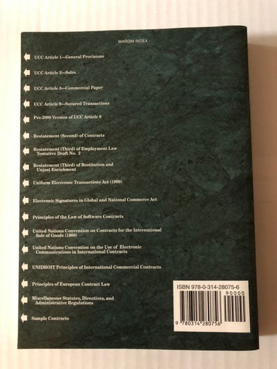 洋書 Contract Law 2012