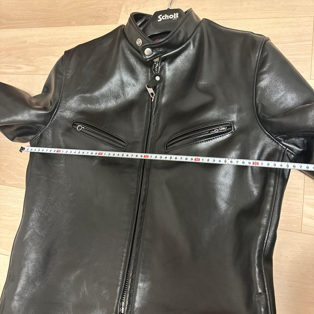ジャケット・アウター Schott HORSE LEATHER CAFE RACER 641XX