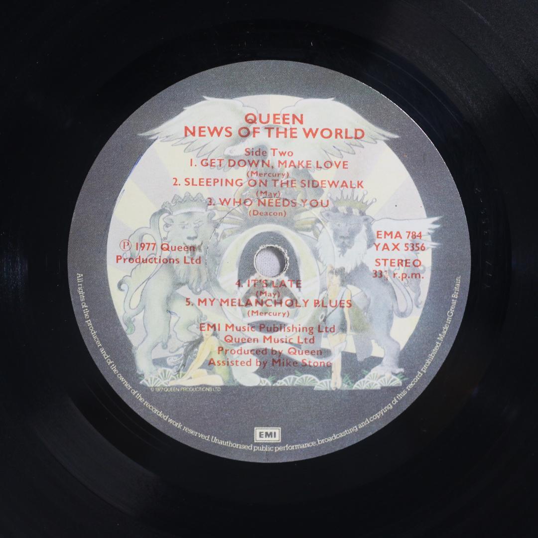 英LP Queen News of the World UKオリジナル セカンド