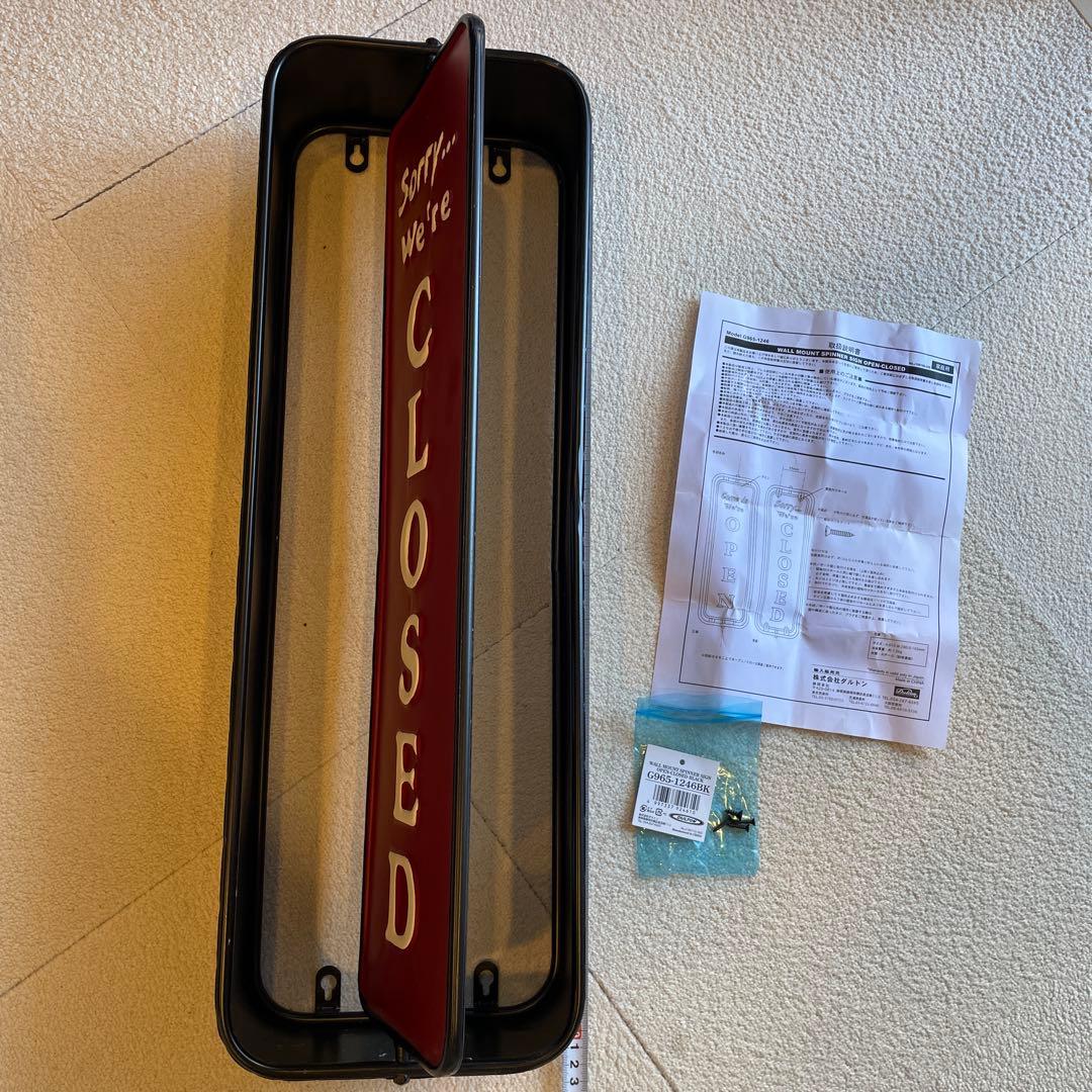 新品 ウォールマウントスピナーサイン ダルトン 回転看板 インテリア