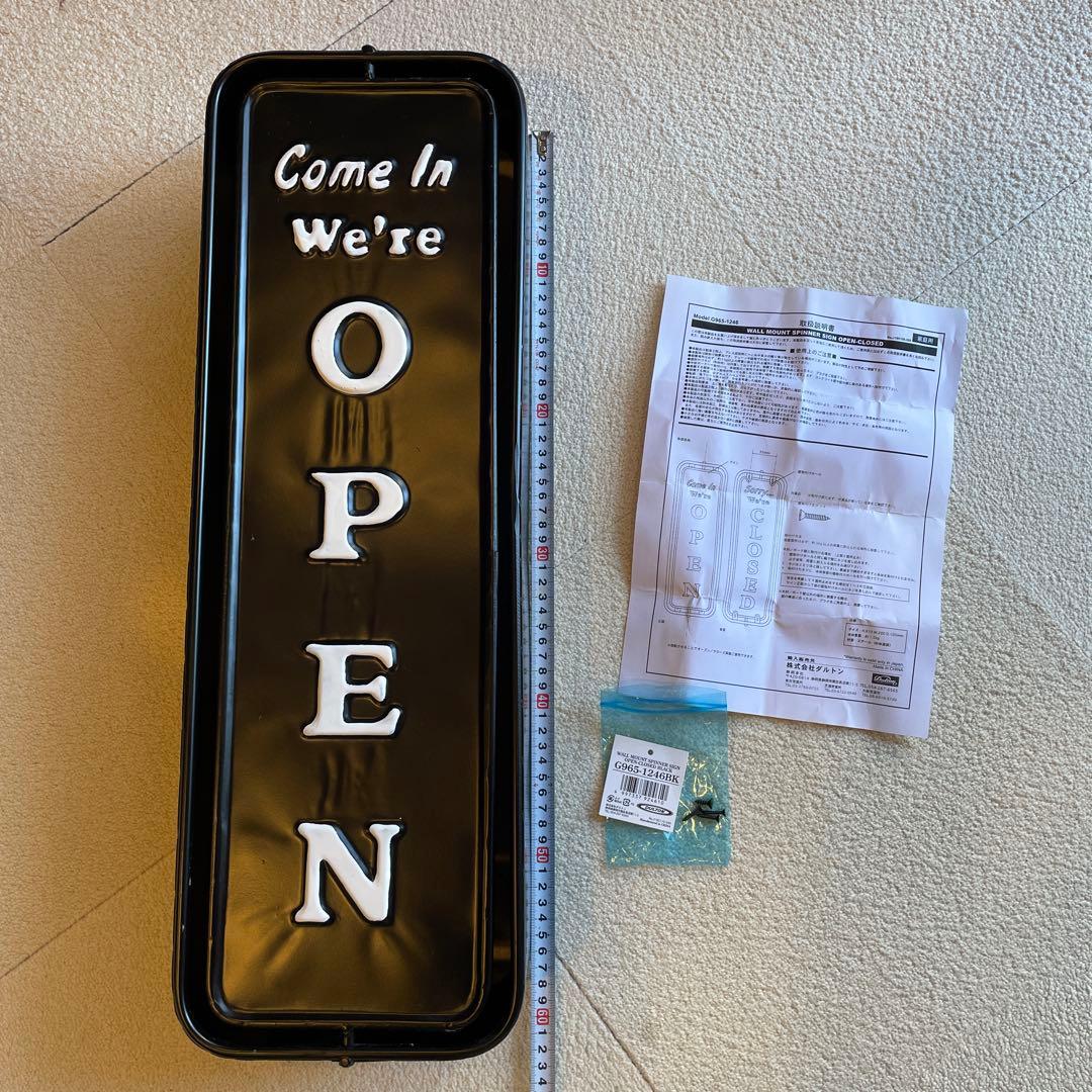 新品 ウォールマウントスピナーサイン ダルトン 回転看板 インテリア