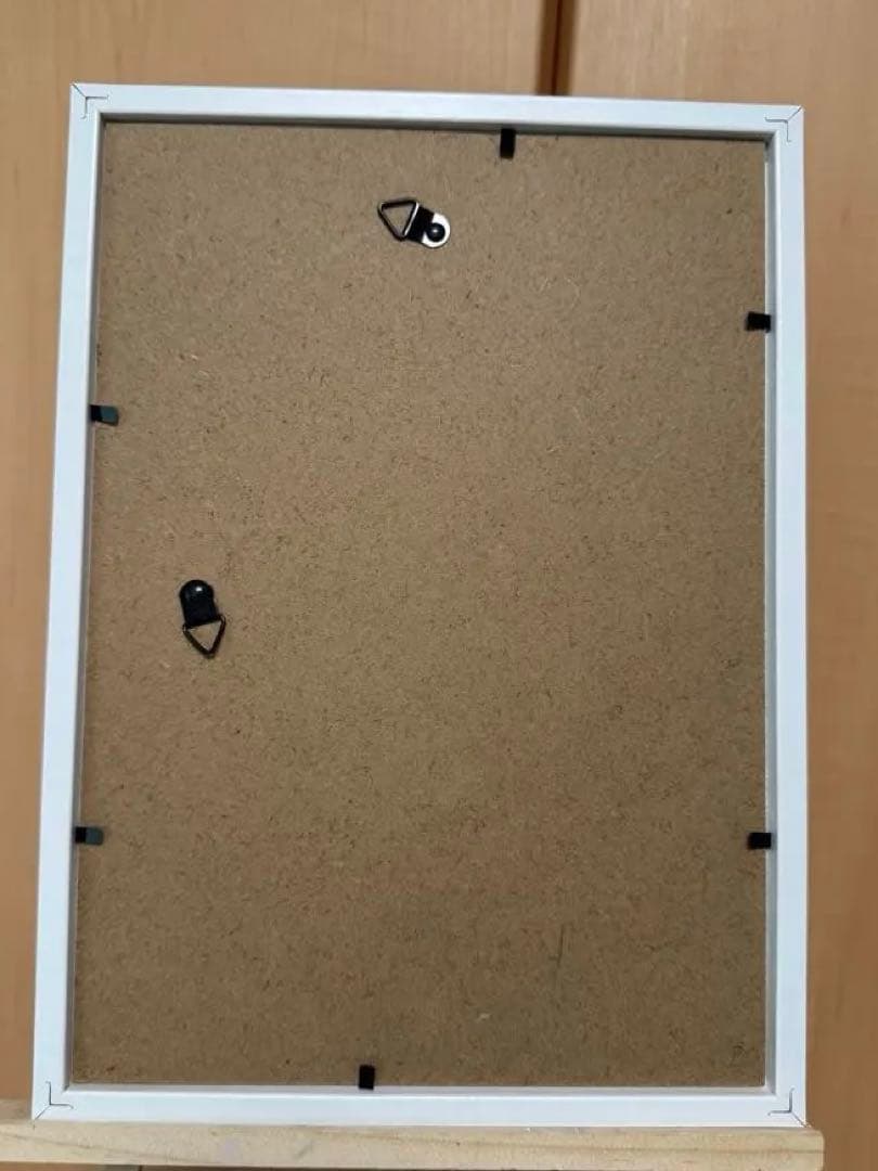 色鉛筆画　B5サイズ　額縁付き　猫