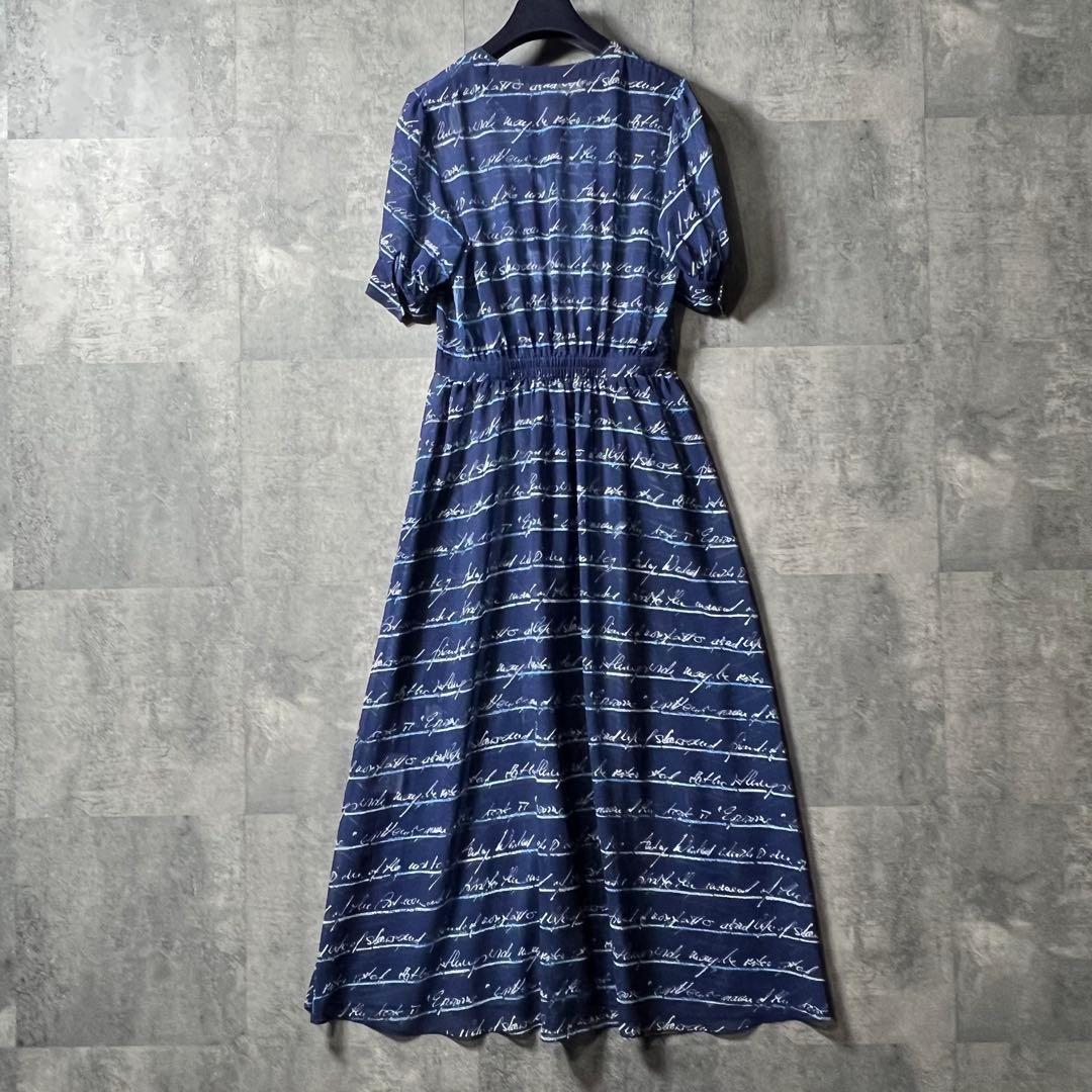 LOULOU WILLOUGHBY RATTIレタードボーダーワンピース美品