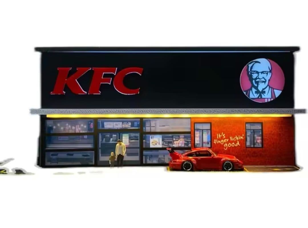 G-FANS KFC ケンタッキージオラマセット　1/64