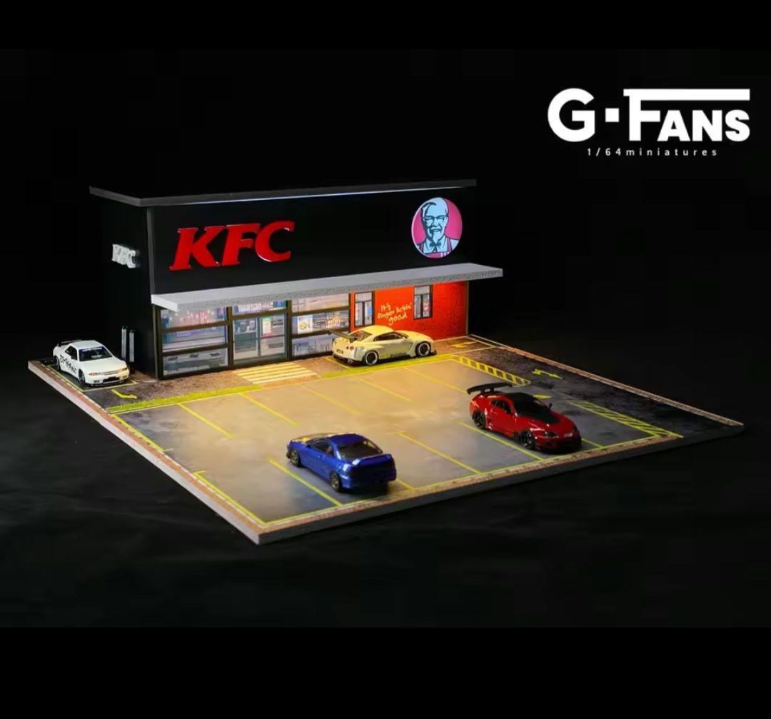 G-FANS KFC ケンタッキージオラマセット　1/64