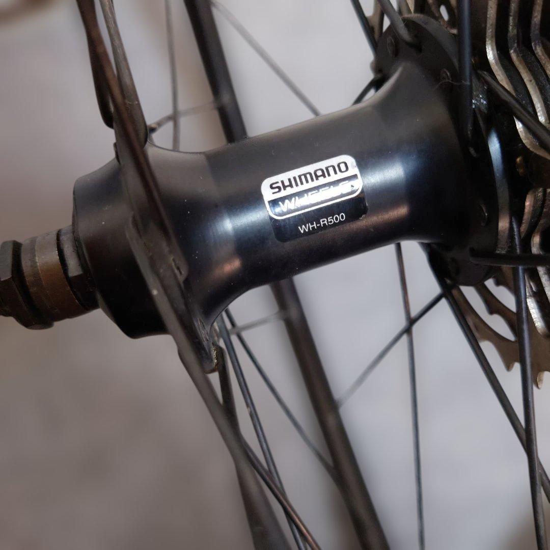 【清掃済】SHIMANO WH-R500 シマノ 前後ホイールセット
