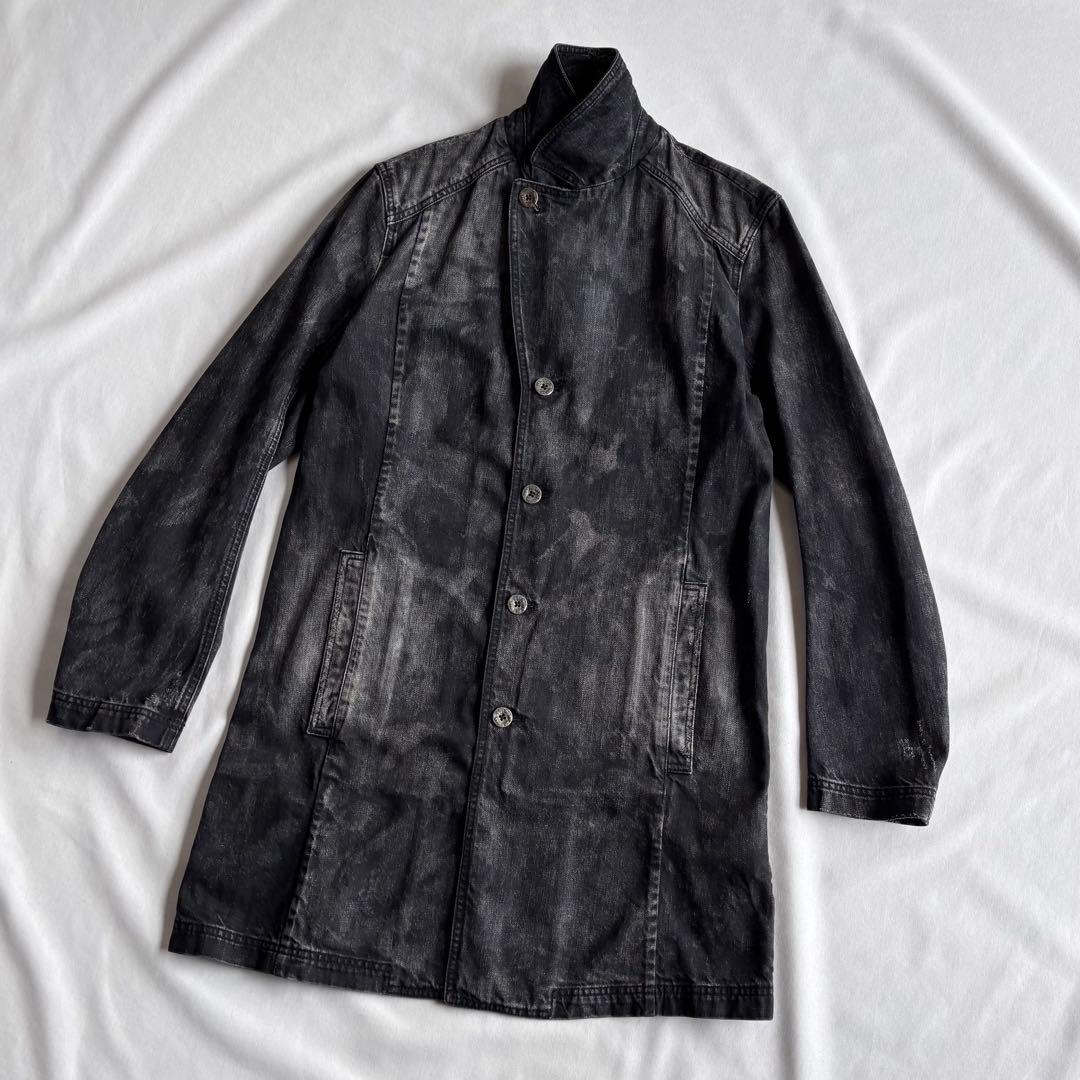 ジャケット・アウター 00s BOSS ORANGE black denim coat Archive