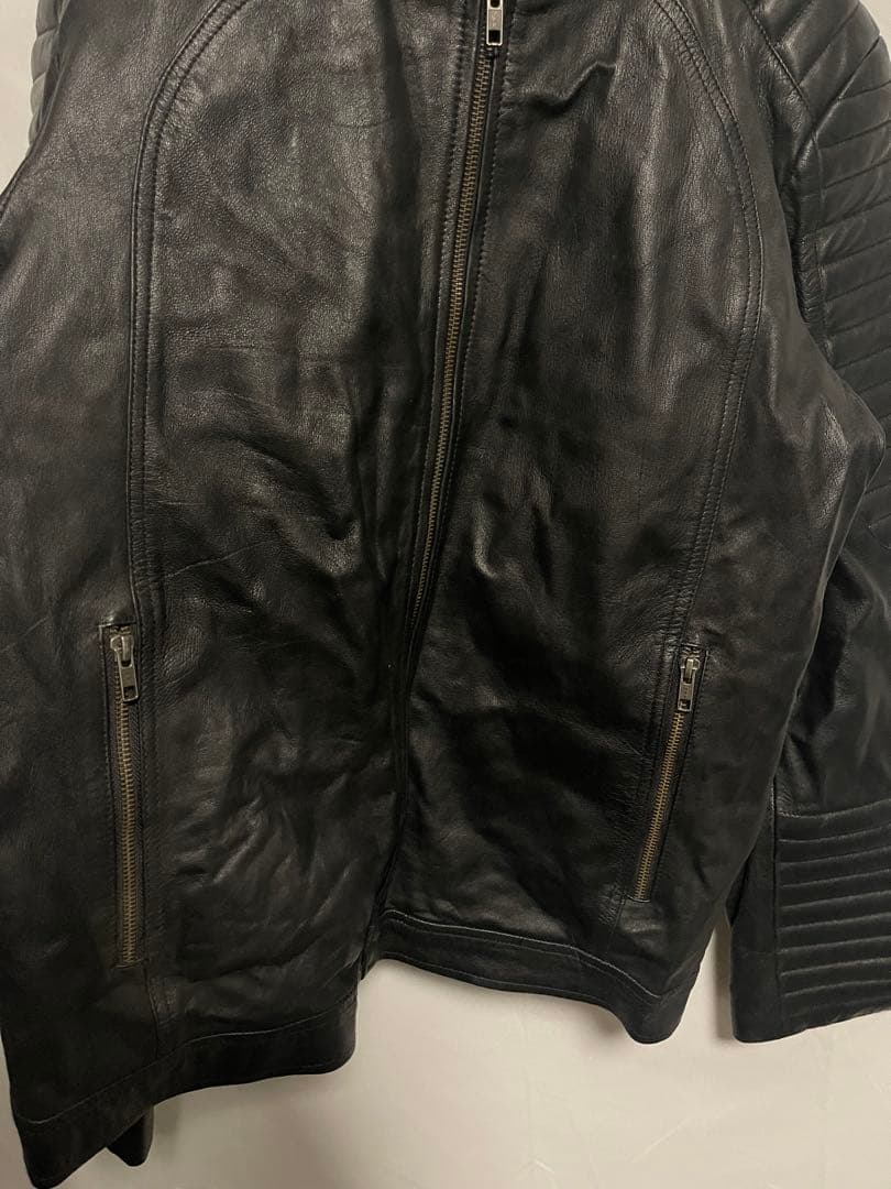 ★GENUINE Leather★レザー ライダースジャケット★バイカー★XL★