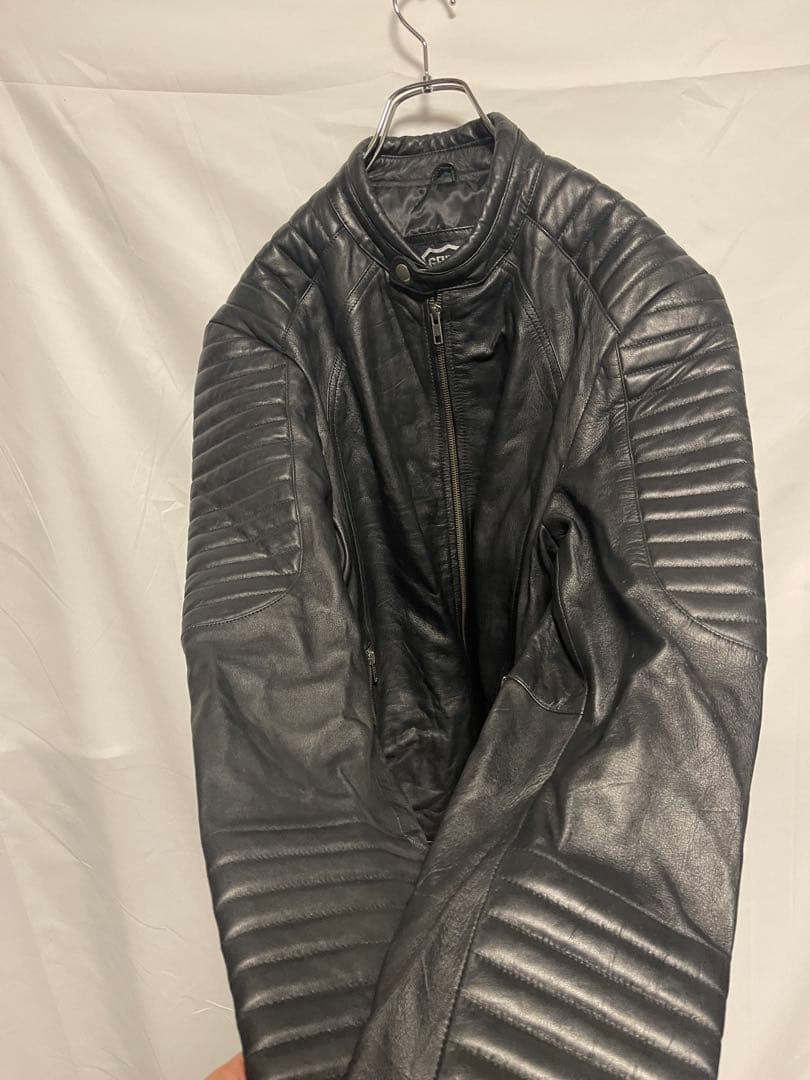 ★GENUINE Leather★レザー ライダースジャケット★バイカー★XL★