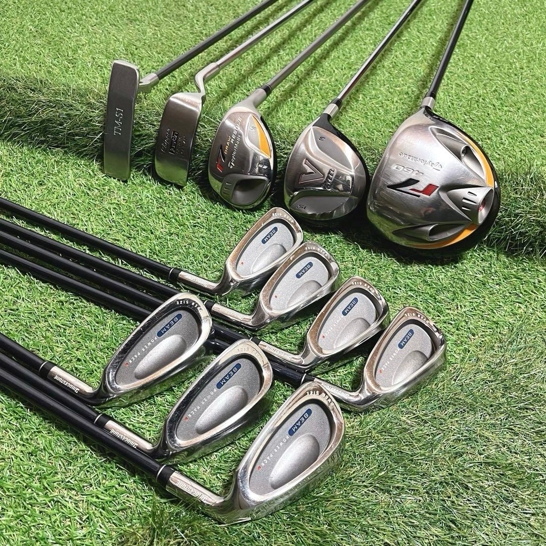 美品 初心者応援 TaylorMade他 メンズゴルフクラブ豪華12本セット