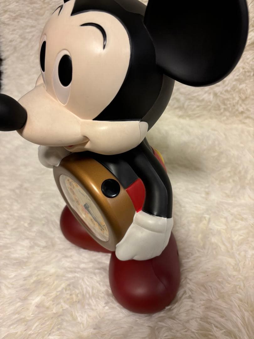 アンティーク　Disney Time ミッキー 目覚まし時計 喋る時計