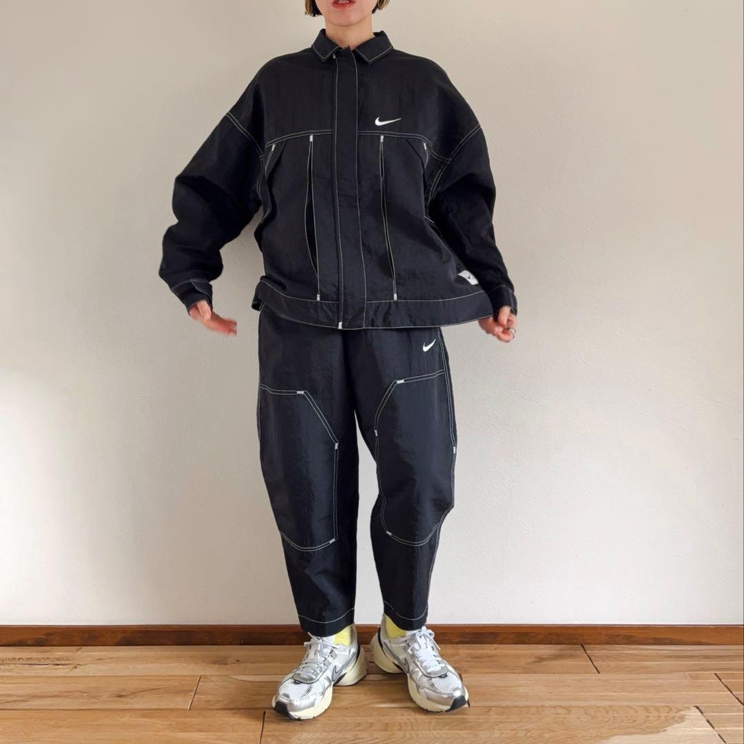 NIKE nylon jacket × pants set up