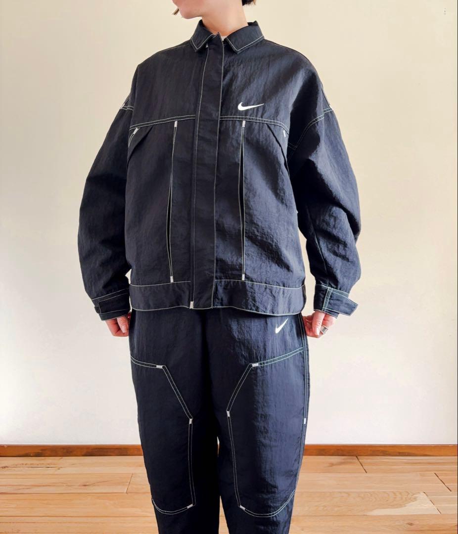 NIKE nylon jacket × pants set up