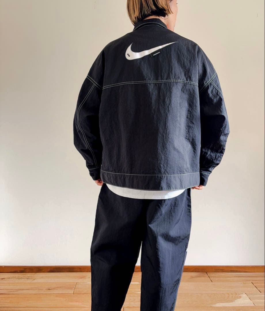 NIKE nylon jacket × pants set up