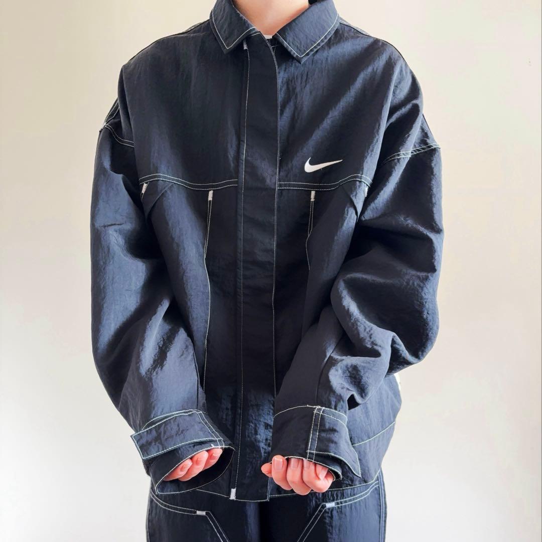NIKE nylon jacket × pants set up