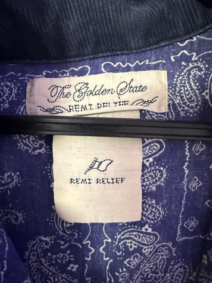 REMI RELIEF The Golden State Sサイズ ダウンベスト