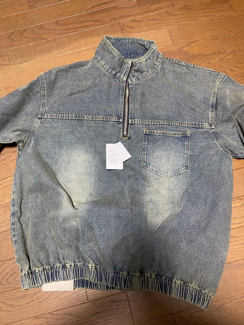 nico and…デニムハーフジップ[JEANS 2025AW]Lサイズ