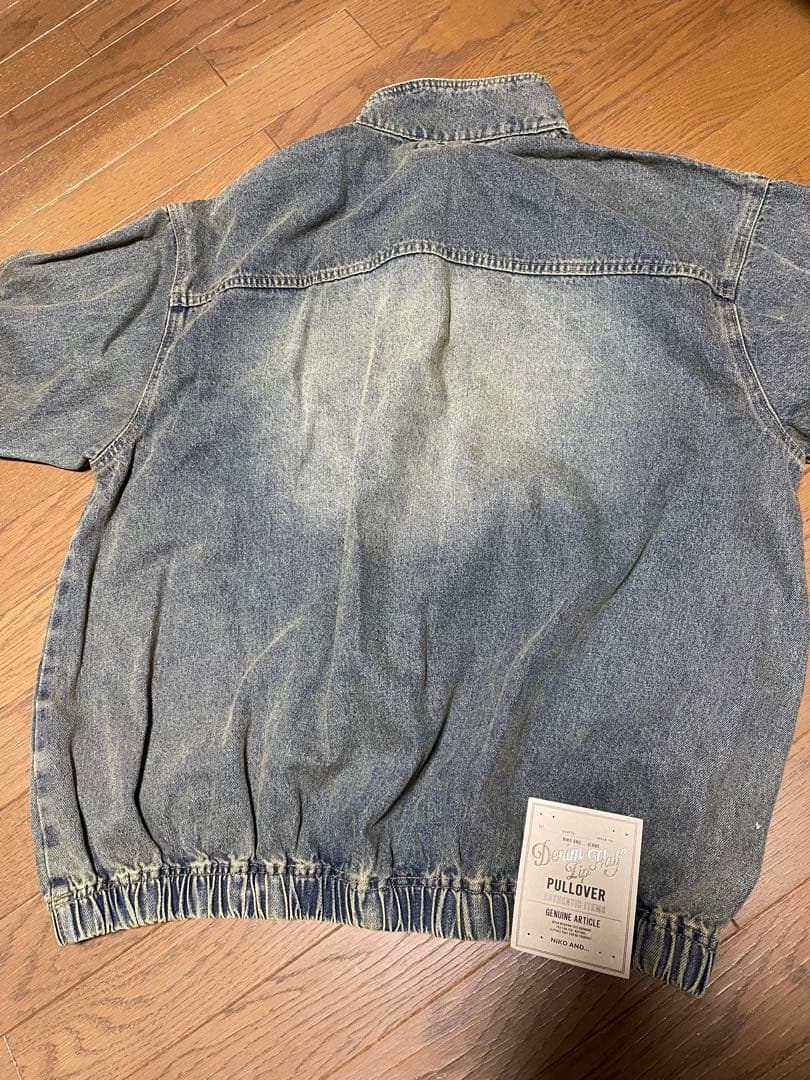 nico and…デニムハーフジップ[JEANS 2025AW]Lサイズ