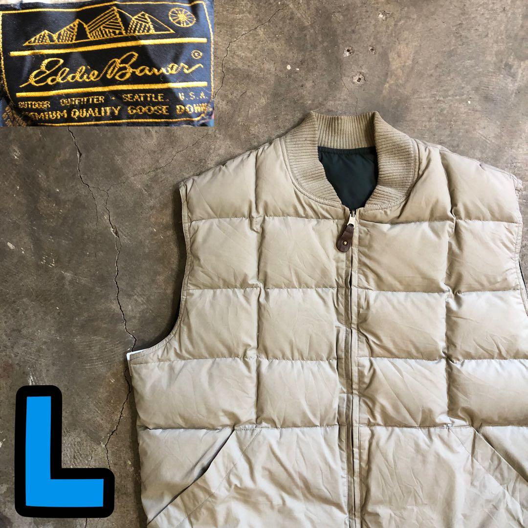 20T7274 Eddie Bauer ダウンベスト　80's リバーシブル