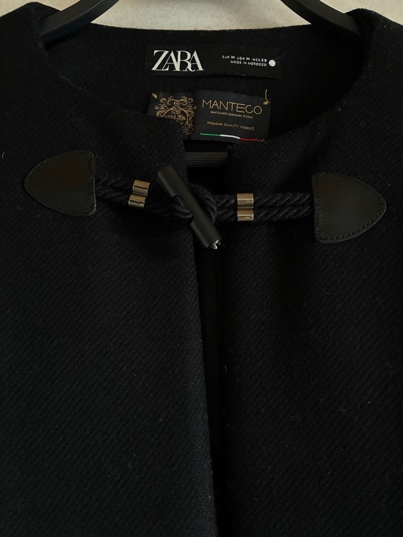 ZARA ×manteco ウールポンチョコート　Msize