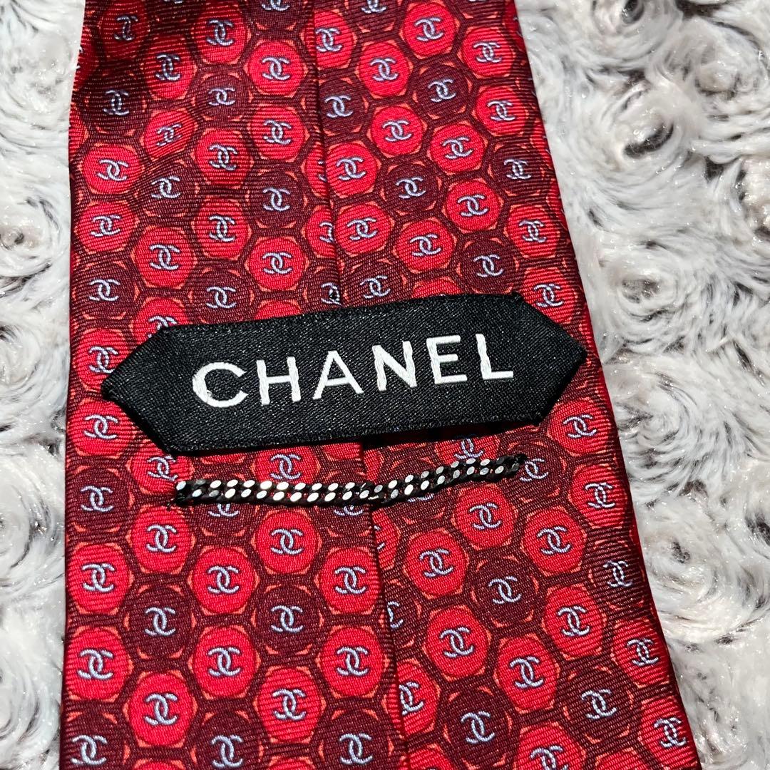 CHANEL ネクタイ　ココマーク
