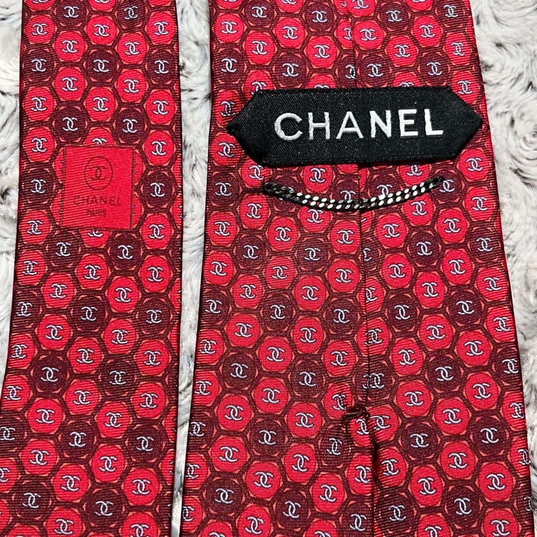 CHANEL ネクタイ　ココマーク