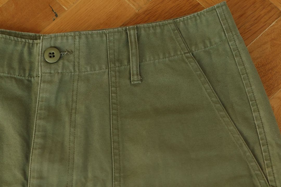 【 KKK  】WAX カーゴパンツ カーキ M 【 USED 】