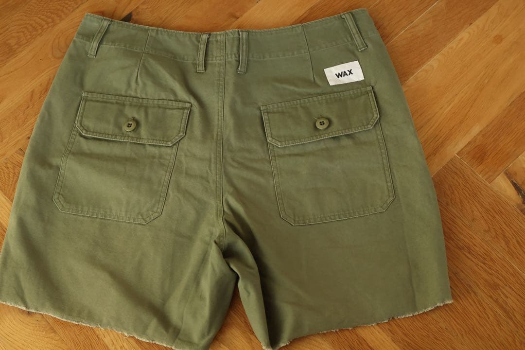 【 KKK  】WAX カーゴパンツ カーキ M 【 USED 】