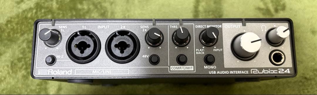 Roland Rubix24 とaudio-technica AT2035