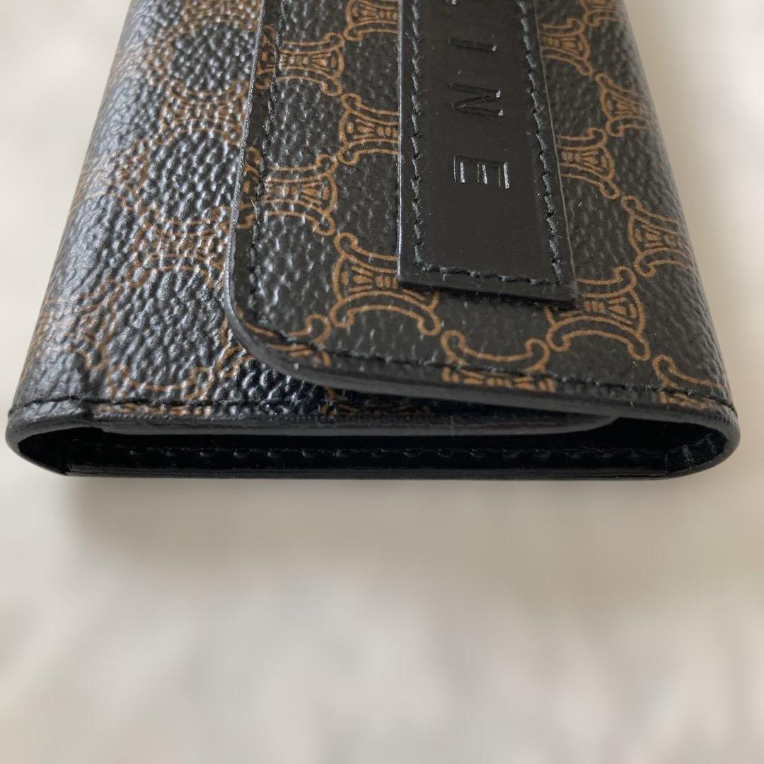 ［美品・未使用］CELINE マカダム柄　6連 キーケース