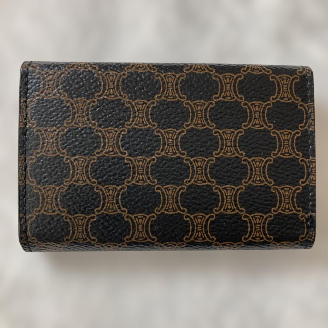 ［美品・未使用］CELINE マカダム柄　6連 キーケース