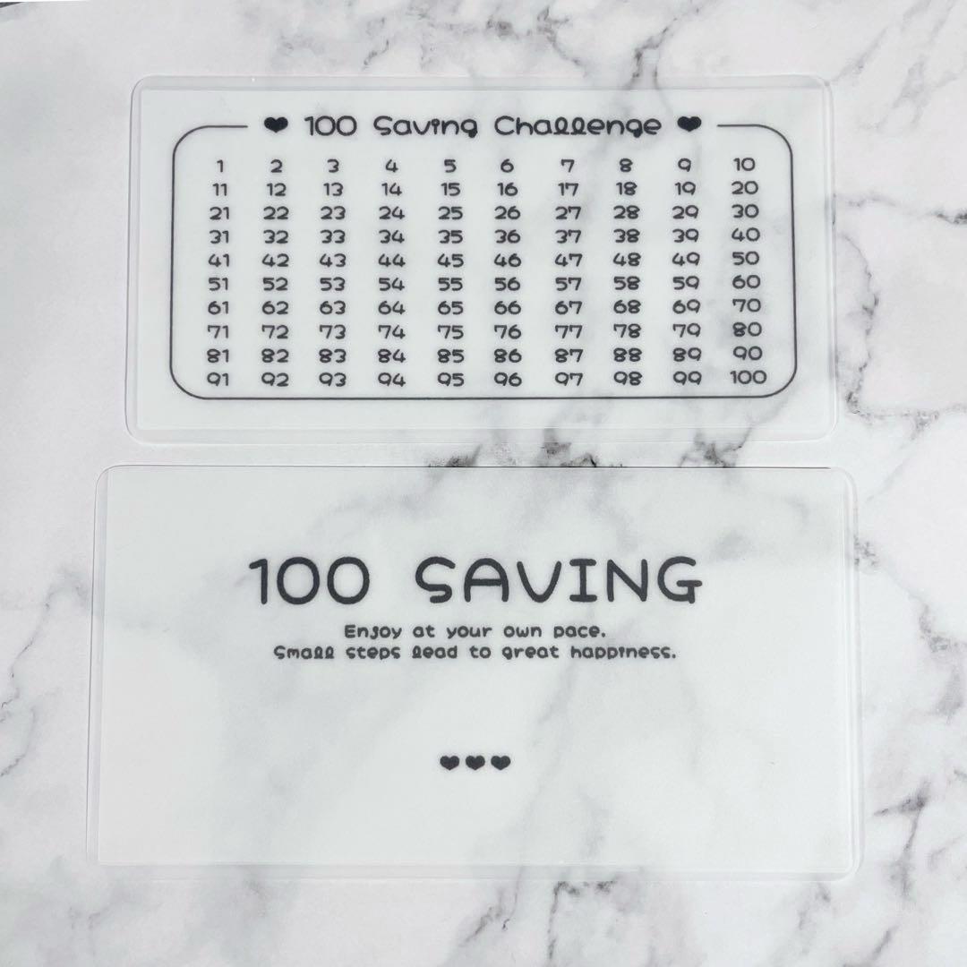 貯金リフィル A6 100 Saving Box ver. +クリップ2種