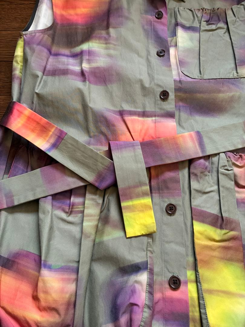 Dries van noten ☆ マルチカラー ノースリーブベスト