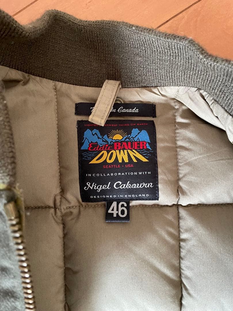 Eddie Bauer Nigel Cabourn コラボ ダウンベスト 46