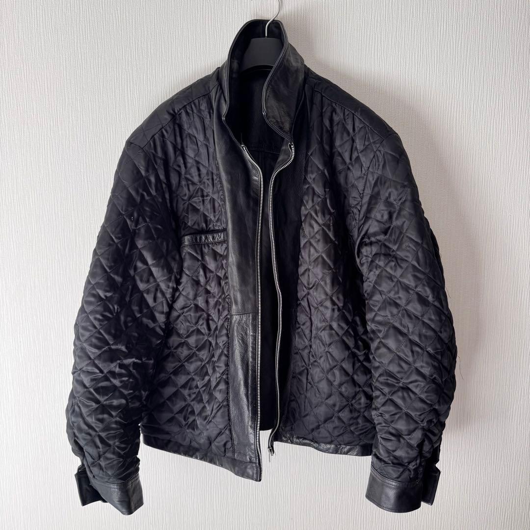 [90s] OLD GAP アルミジップ レザージャケット　ビンテージ 野村訓一