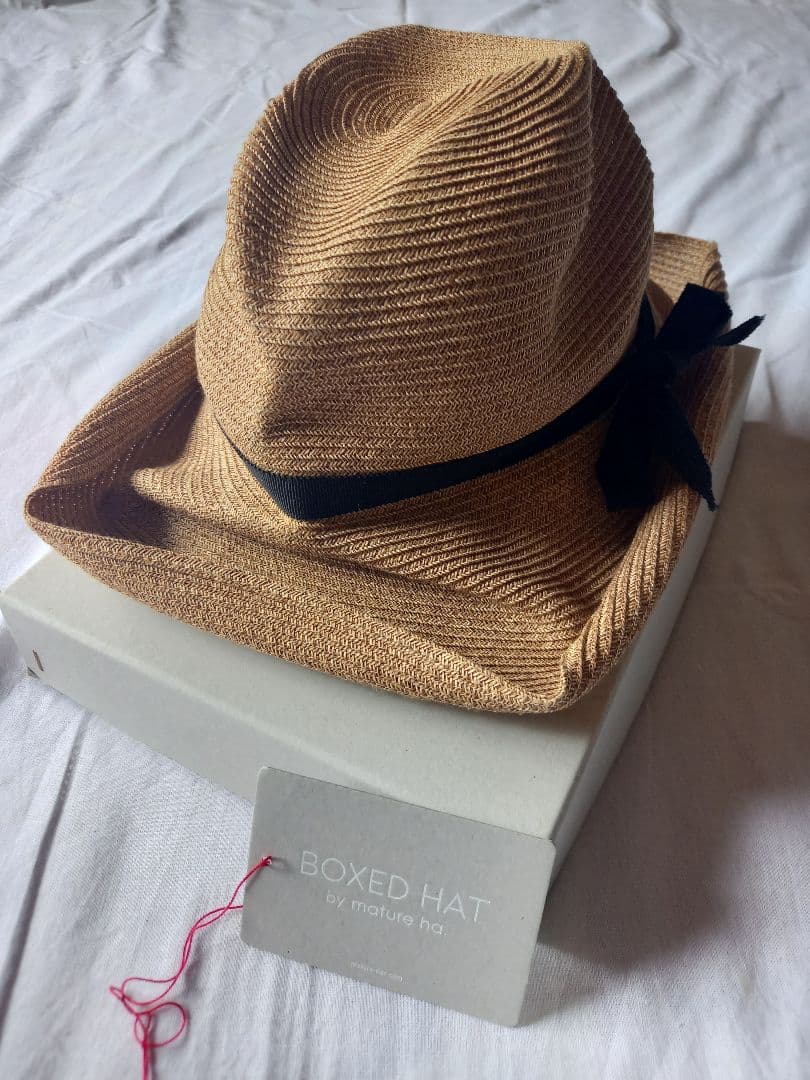 mature ha.マチュアーハ　BOXED HAT 11㎝　サイズ59