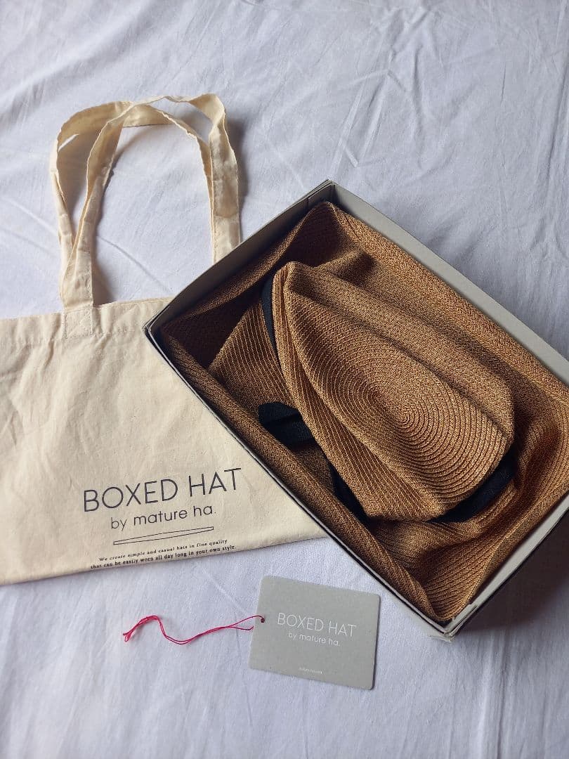 mature ha.マチュアーハ　BOXED HAT 11㎝　サイズ59