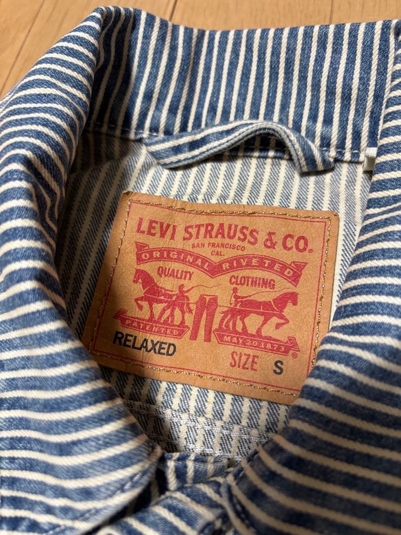 Levi's ストライプジャケット Sサイズ