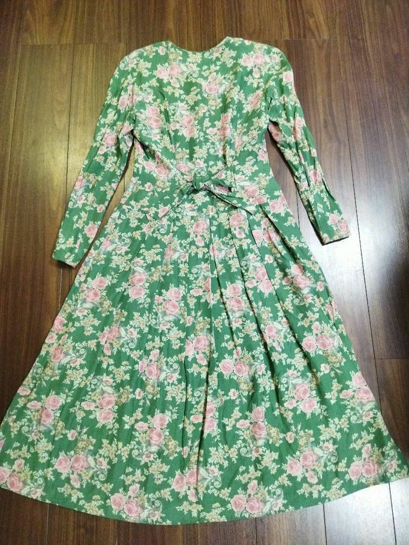 美品♪ローラアシュレイ フラワー ヴィンテージ ワンピース