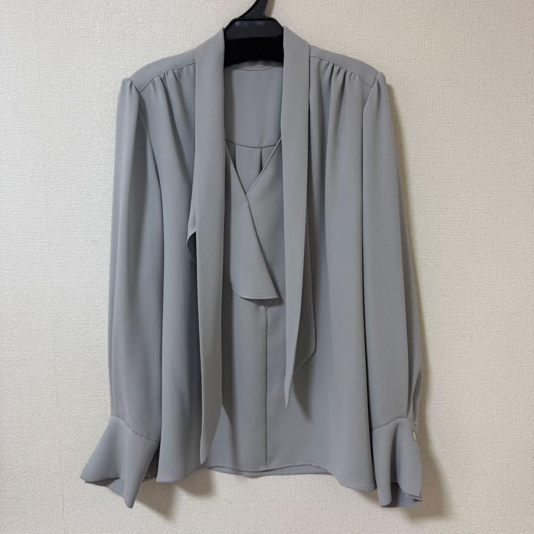 NOBLE＊アシンメトリーボウタイブラウス