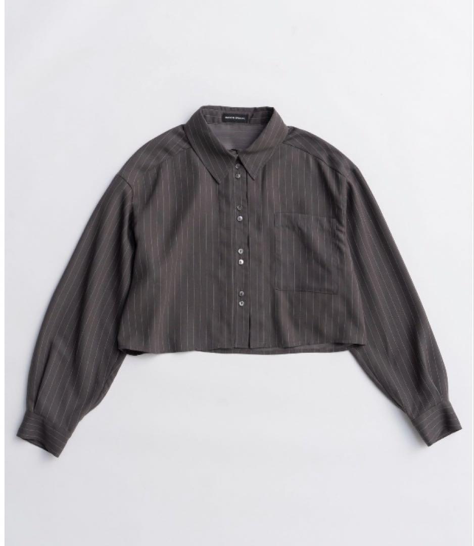 Maison Special　tuckstripeshortshirt
