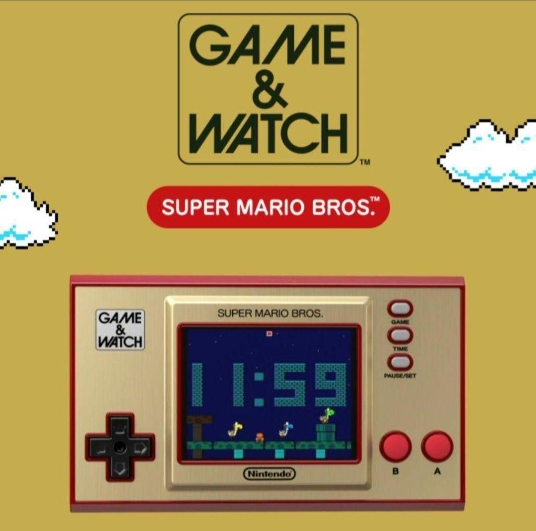 【新品未開封】ゲームウォッチ スーパーマリオブラザーズ オマケ付き